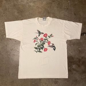 Vintage hummingbird nature art shirt